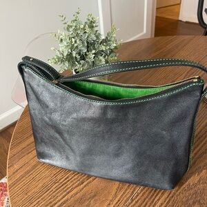 Kate Spade Black and Green Shoulder Bag